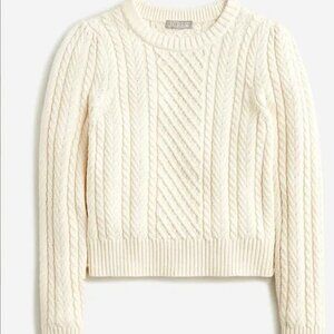 J Crew Cableknit Sweater